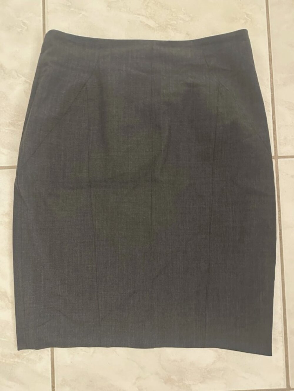 Anne Klein Suit Separates Gray Lined Pencil Skirt Women’s Size 4